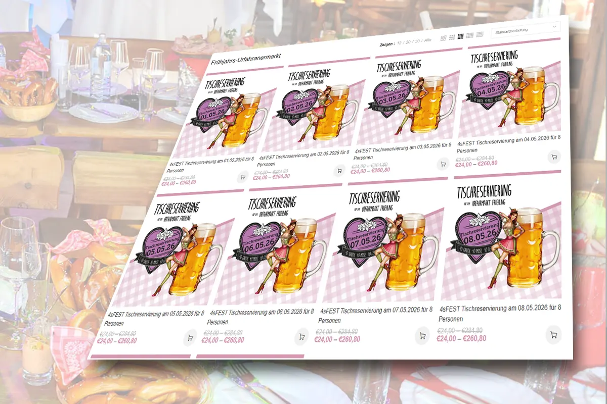 Tischreservierungen